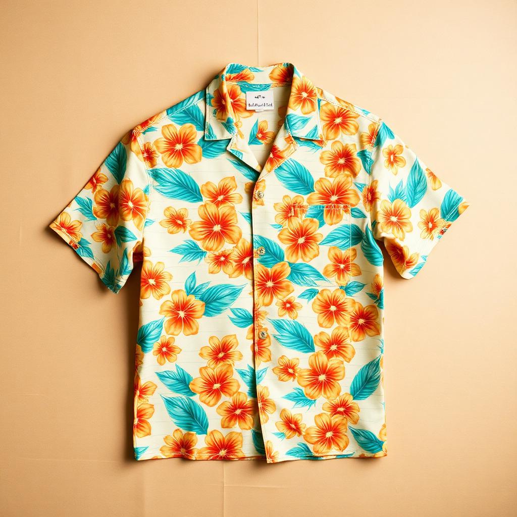 Sun-Faded Hawaiian Camp Shirt — shirt, 70s (photo 1)