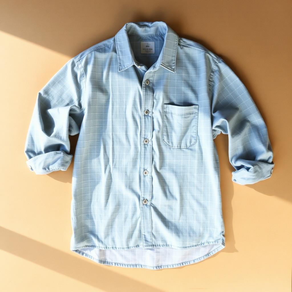 Oversized Chambray Button-Up — shirt, 90s (photo 1)