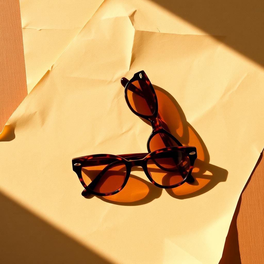 Tortoise Tinted Sunglasses — accessory, 70s (photo 1)