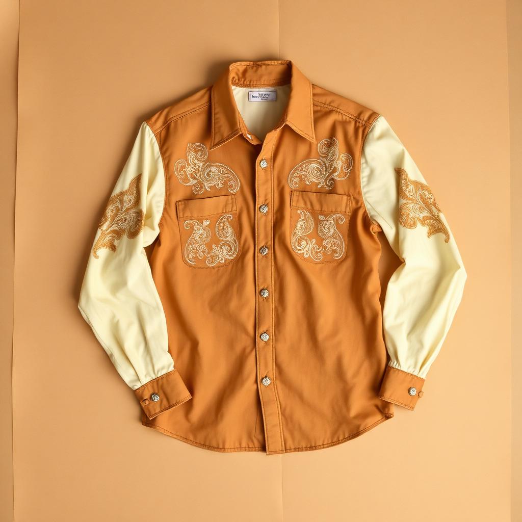 Western Pearl-Snap Shirt — shirt, 70s (photo 1)